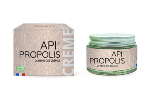 pot de 50ml en verre api'propolis