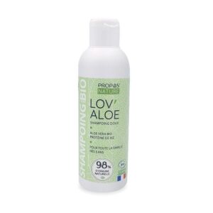 Bouteille blanche 200ML de Shampoing LOV'ALOE